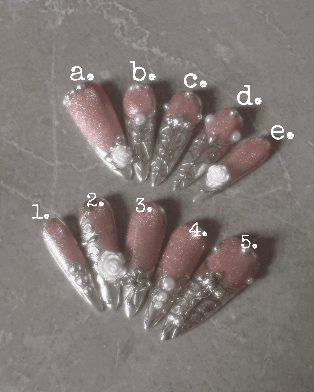 spare nails ˖˚⊹ ⋆♡
