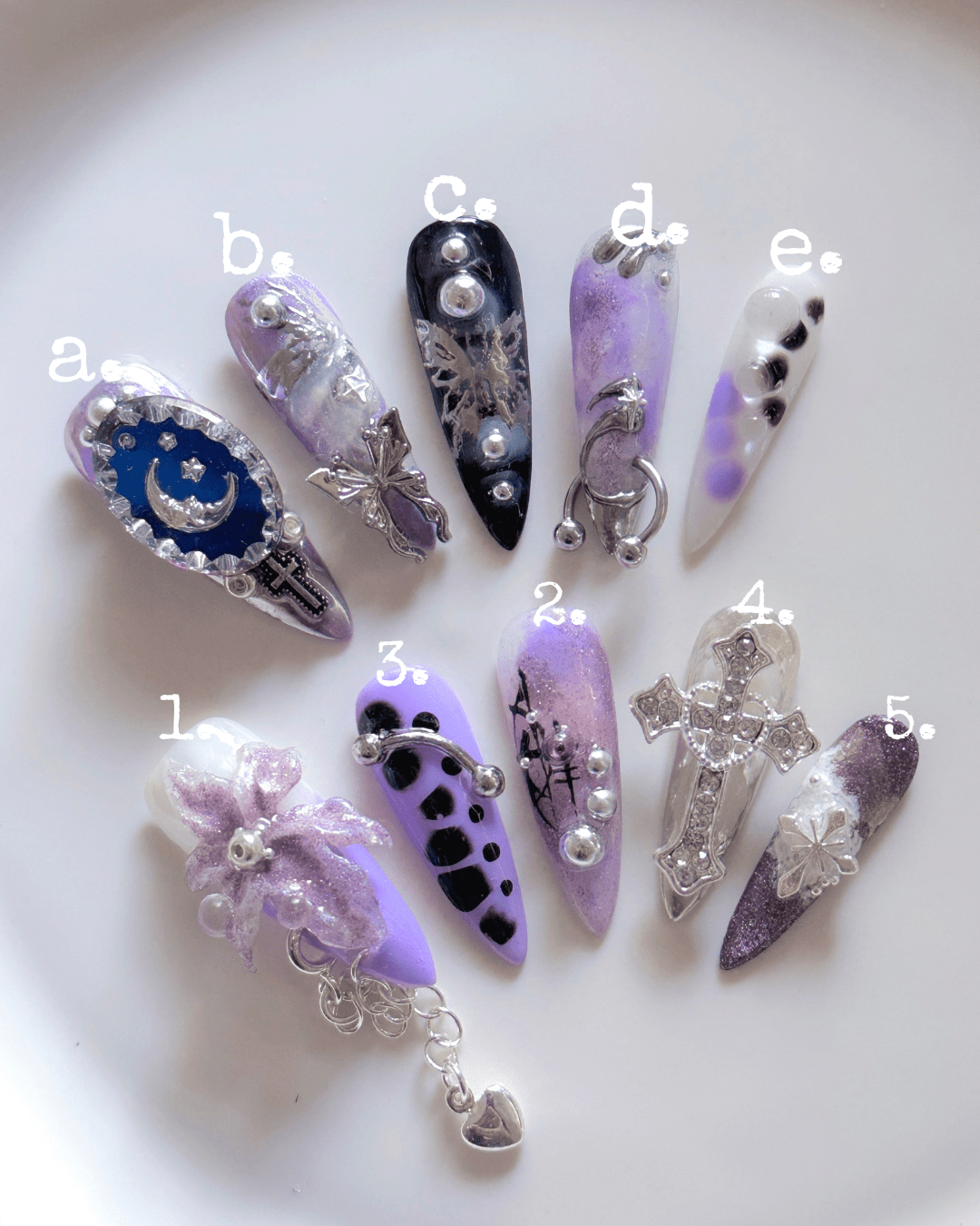 spare nails ˖˚⊹ ⋆♡