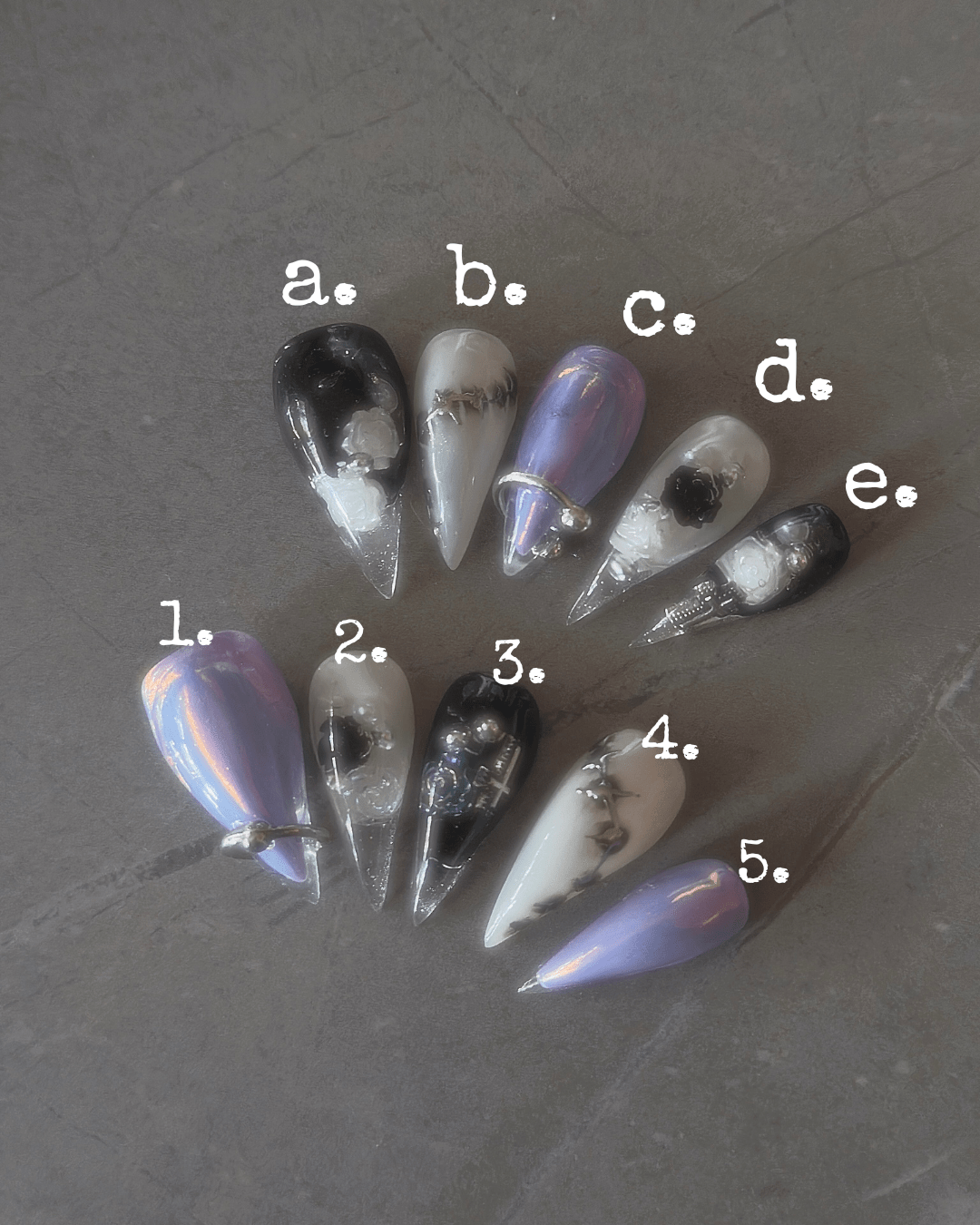 spare nails ˖˚⊹ ⋆♡